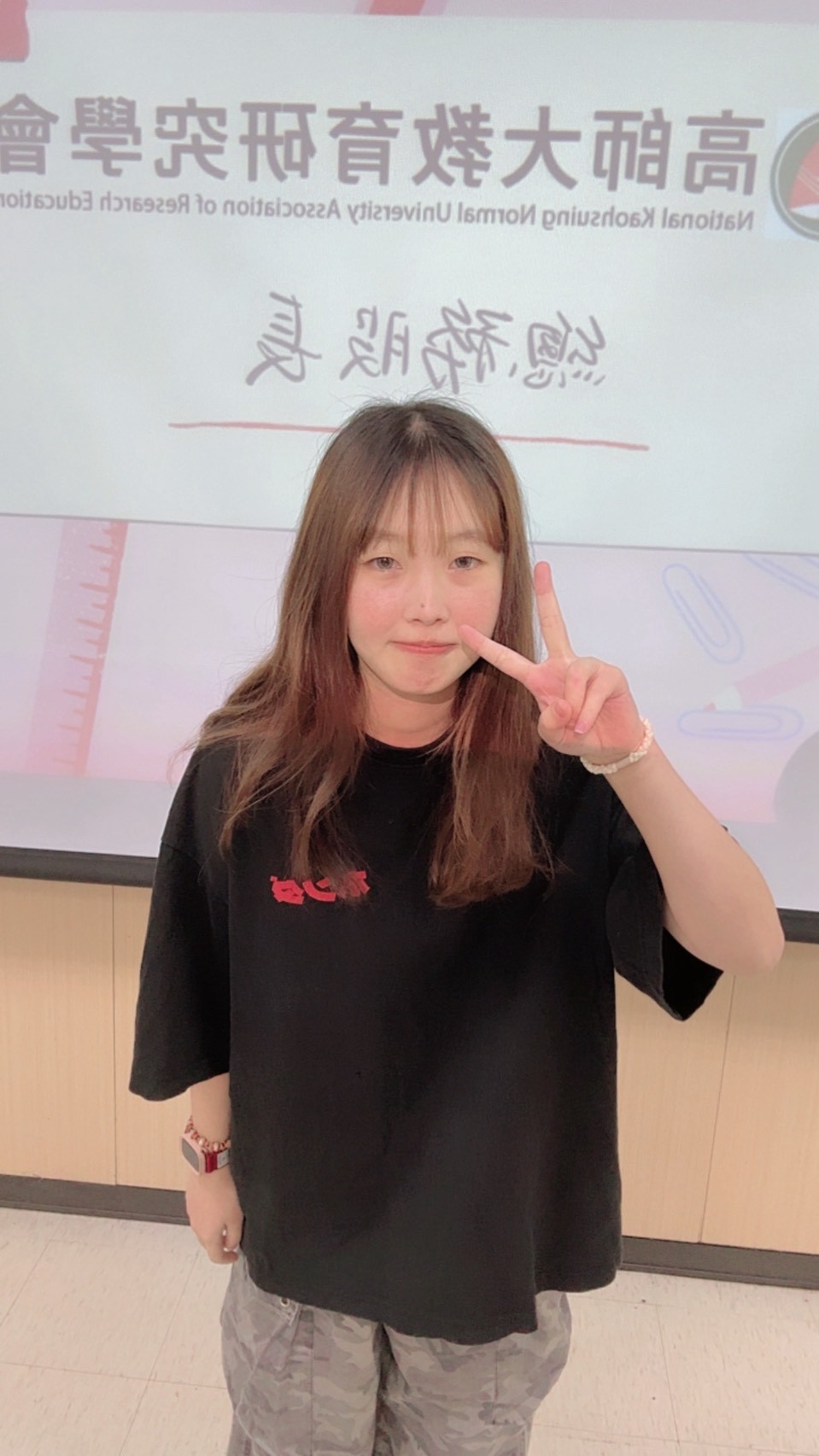 總務股股長 何怡君圖片